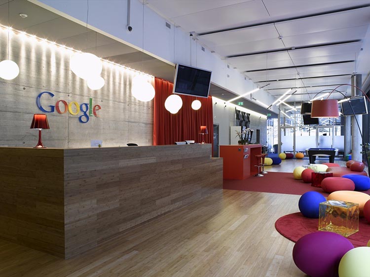 دفتر گوگل در زوریخ، فضایی بی نظیر و خیره کننده