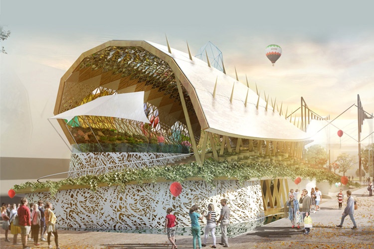 طرح غرفه‌ی ایران در نمایشگاه جهانی میلان 2015
