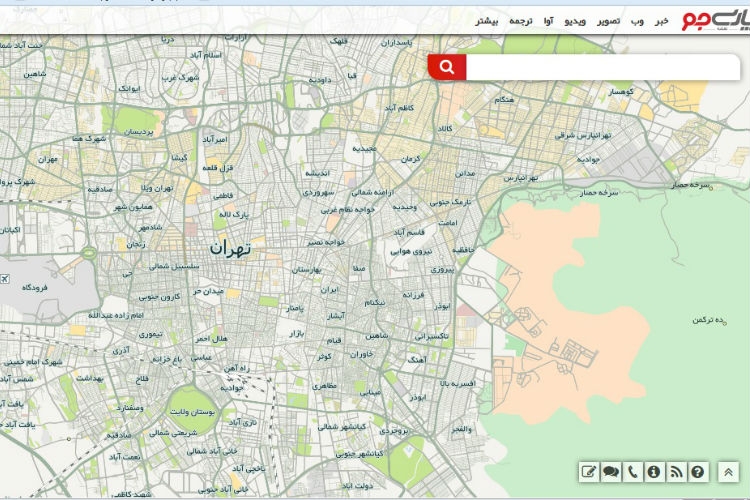 سرویس نقشه پارسی‌جو راه اندازی شد