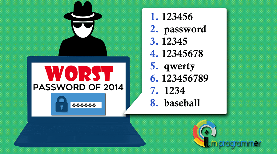 بدترین کلمات عبور سال 2014