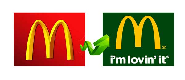 علت تغییر لوگو مک دونالد از قرمز به سبز